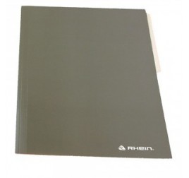 CARPETA RHEIN CARTON PESTANA GRIS OFICIO